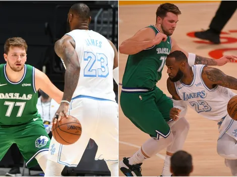 Las dos jugadas con las que LeBron le pintó la cara a Doncic