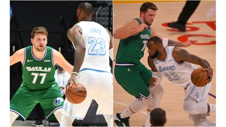 LeBron James and Luka Doncic