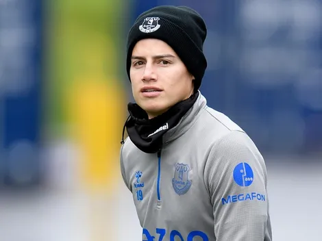 James Rodríguez se pierde los últimos dos partidos de Everton en 2020