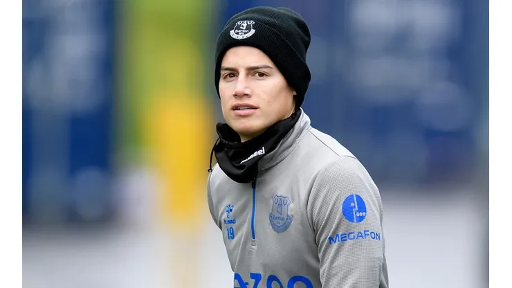James Rodríguez no jugará más por lo que resta de 2020 con Everton.