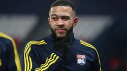 Memphis Depay, todavía jugador de Olympique de Lyon.