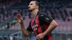 Zlatan Ibrahimovic con la camiseta de Milan.