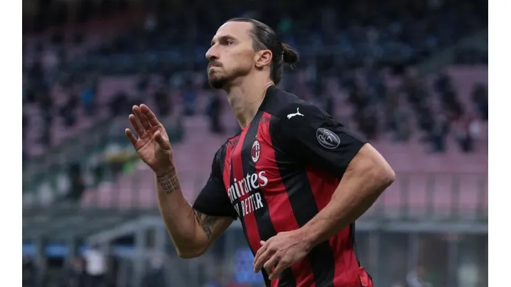 Zlatan Ibrahimovic con la camiseta de Milan.