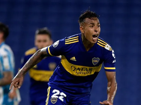 Que ternura: Sebastián Villa saliendo de la Bombonera con el amor de su vida