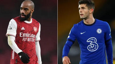 Arsenal vs. Chelsea juegan por la fecha 15 de la Premier League 2020 este sábado (Getty Images)