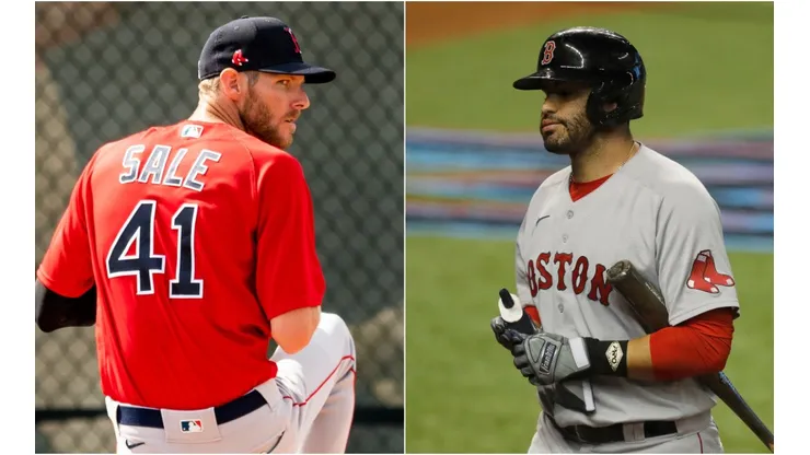 Chris Sale y JD Martínez