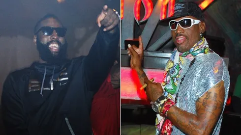 James Harden y Dennis Rodman