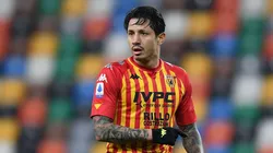 Gianluca Lapadula suma 3 goles en 10 partidos como titular en la Serie A.