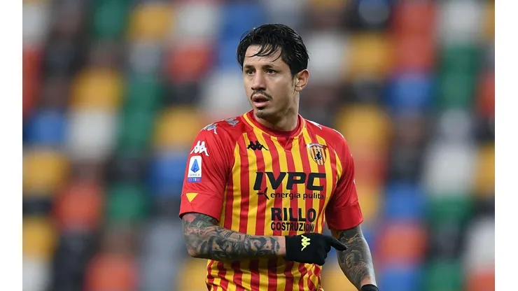 Gianluca Lapadula suma 3 goles en 10 partidos como titular en la Serie A.