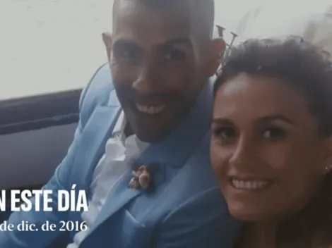 Tevez se perdió su aniversario de casados y la rompió con un video en Twitter