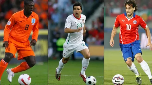 Seedorf, Deco y Valdivia, tres casos de futbolistas que decidieron competir para otro país.
