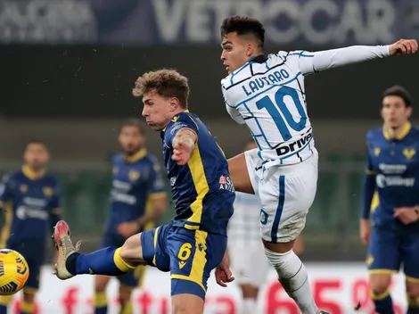 Lautaro estiró la pierna como si fuese Zlatan y clavó un golazo para Inter