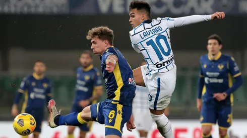 Lautaro estiró la pierna como si fuese Zlatan y clavó un golazo para Inter