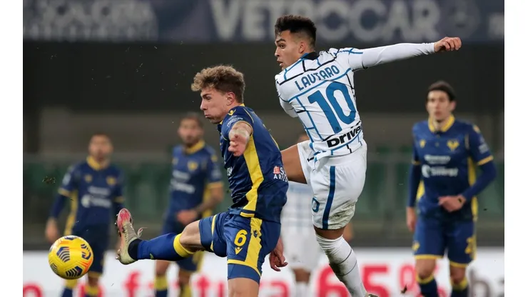 Lautaro estiró la pierna como si fuese Zlatan y clavó un golazo para Inter