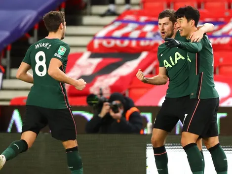 Tottenham le ganó 3 a 1 al Stoke City y pasó a las semifinales de la Carabao Cup