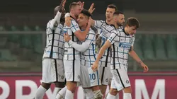 Inter ganó ante Hellas Verona y es puntero de la Serie A al menos hasta que juegue Milan