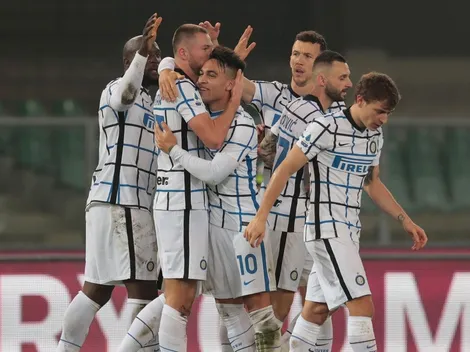 Inter ganó ante Hellas Verona y es puntero de la Serie A al menos hasta que juegue Milan