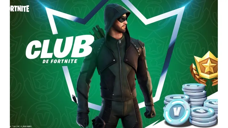 Green Arrow es la nueva skin exclusiva del Club de Fortnite para enero 2021