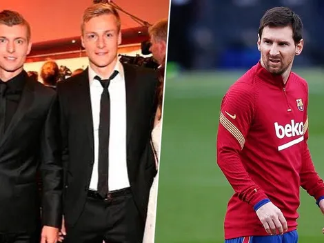 El hermano de Kroos criticó a Messi: "No pertenece al Top-3"