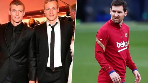 El hermano de Kroos criticó a Messi: "No pertenece al Top-3"