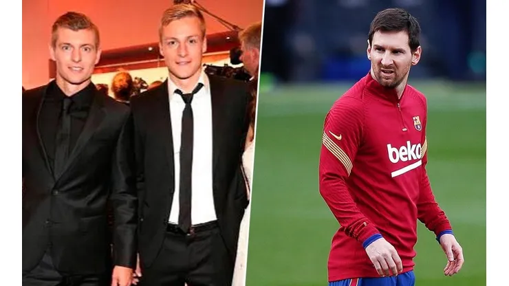 El hermano de Kroos criticó a Messi: "No pertenece al Top-3"