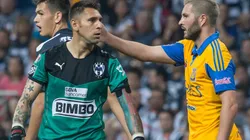 Jonathan Orozco contra Tigres por la final de la Concachampions.