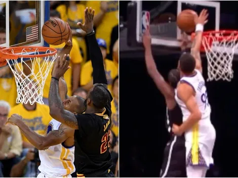 Juan Toscano-Anderson y un tapón a lo LeBron James