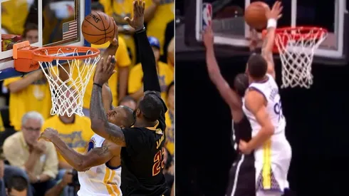 Juan Toscano-Anderson y un tapón a lo LeBron James