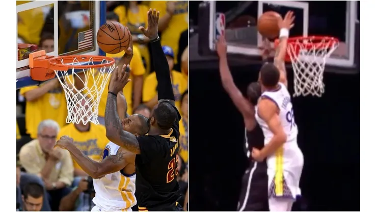 Juan Toscano-Anderson y un tapón a lo LeBron James