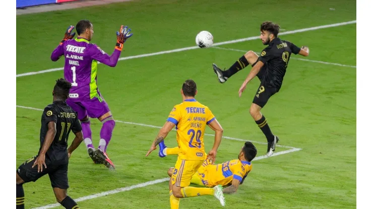 Gol de Diego Rossi para LAFC ante Tigres por la Concachampions.
