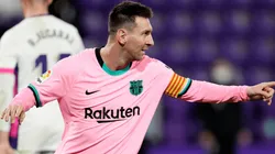 Festejo histórico de Lionel Messi.