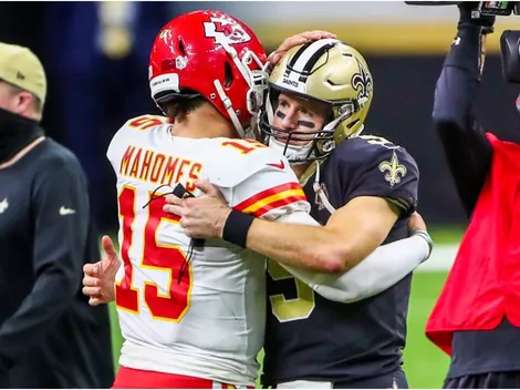 Drew Brees sabe que no está al 100% después de enfrentar a Patrick Mahomes