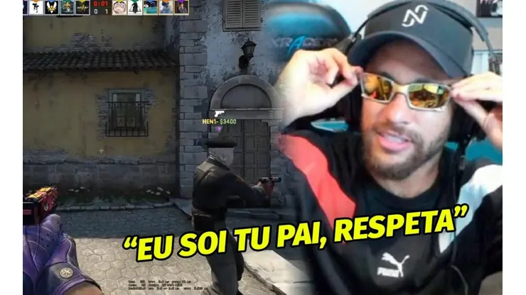 Neymar hace una jugada épica en CS:GO y se vuelve completamente loco