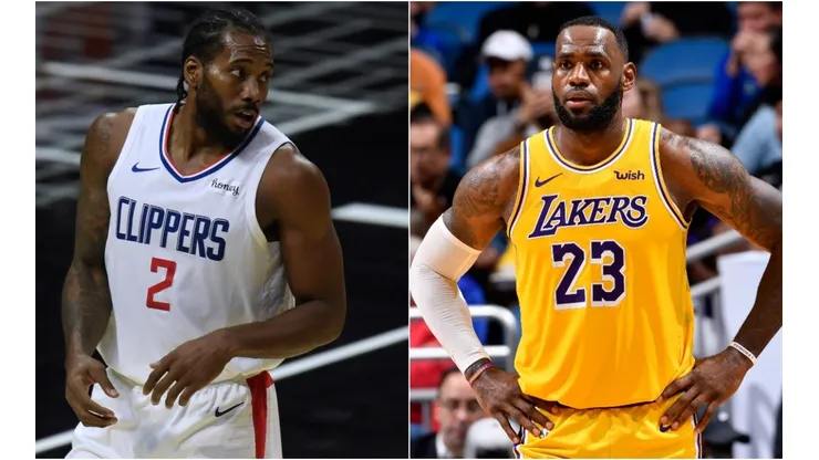 Los Angeles Lakers vs. Los Angeles Clippers juegan por la jornada 1 de la NBA 2020-21 este martes (Getty Images)