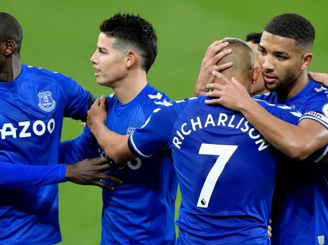 La remontada del Everton en Inglaterra con la ausencia de James Rodríguez