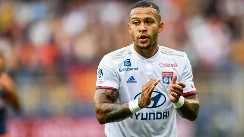 Memphis Depay en Olympique de Lyon.