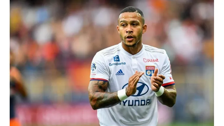 Memphis Depay en Olympique de Lyon.