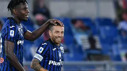 Duván Zapata y Alejandro 'el Papu' Gómez, compañeros de equipo en Atalanta.