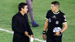 Video: Gallardo fue a buscar a Delfino apenas terminó el partido