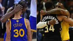 Kevin Durant, Stephen Curry, Giannis Antetokounmpo y LeBron James