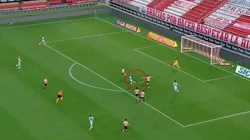 Así fue el golazo de Solari para el 1 a 0 de Racing contra Estudiantes