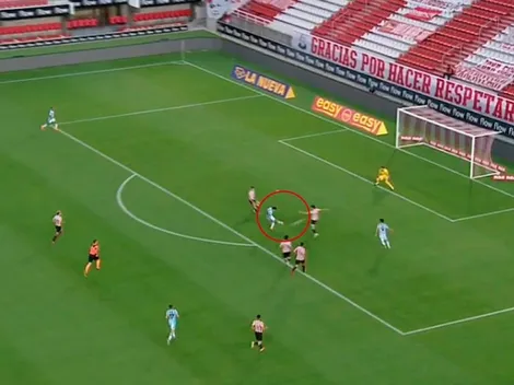 Así fue el golazo de Solari para el 1 a 0 de Racing contra Estudiantes