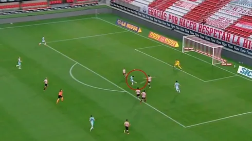 Así fue el golazo de Solari para el 1 a 0 de Racing contra Estudiantes