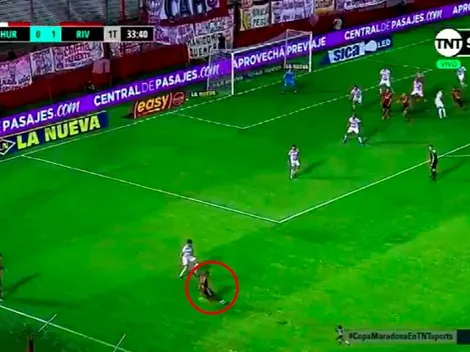 De la Cruz tiró un centro y terminó metiéndole el segundo a Huracán