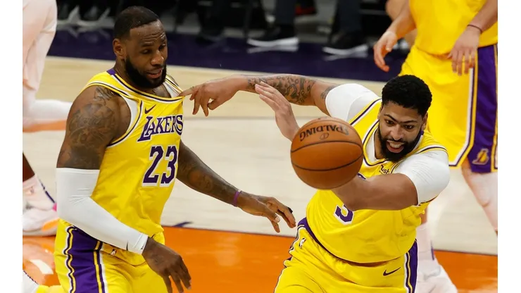 LeBron James y Anthony Davis
