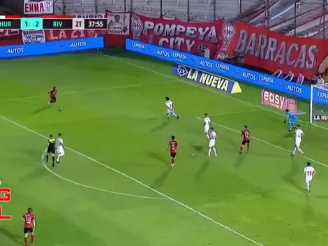 Video: De La Cruz sacó un bombazo infernal y liquidó el partido para River
