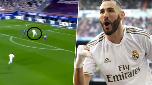 El gol de Karim Benzema.