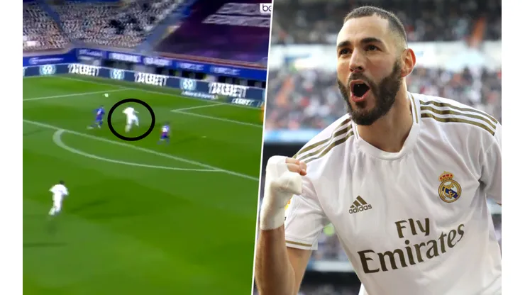 El gol de Karim Benzema.