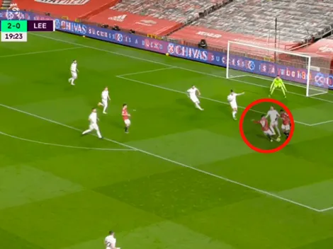 Nunca falla: gol de Bruno Fernandes para el United frente a Leeds