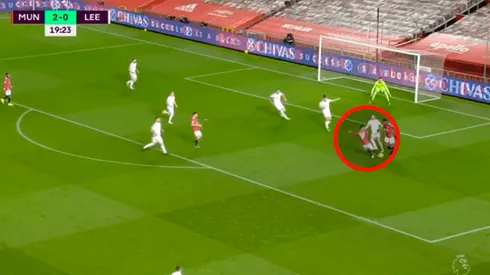 Nunca falla: gol de Bruno Fernandes para el United frente a Leeds